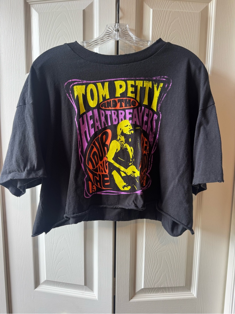 Tom petty cropped tee